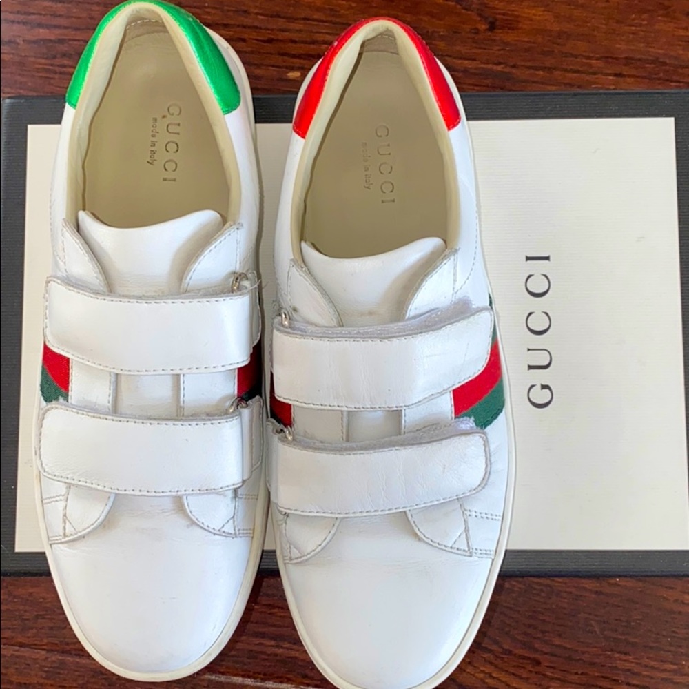 Gucci Ace sneakers Kids Sz 35/ (Sz 5.5 womens)